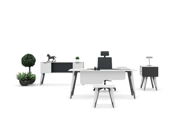 Solo Model Yönetici Masaları Ofis Mobilyaları