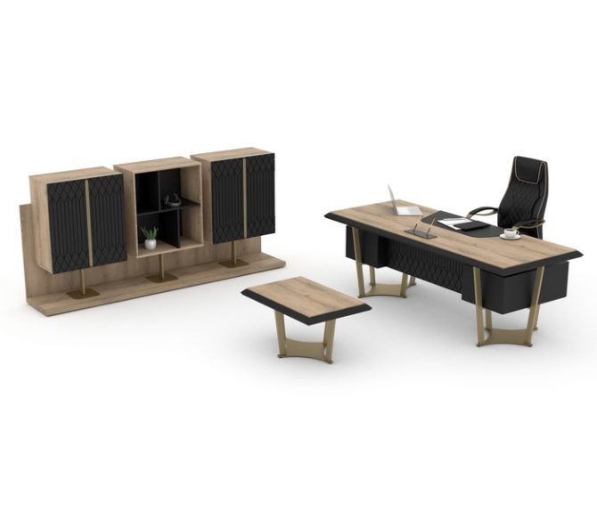 TETRA Model Yönetici Masaları Makam Takımı Ofis Mobilyaları