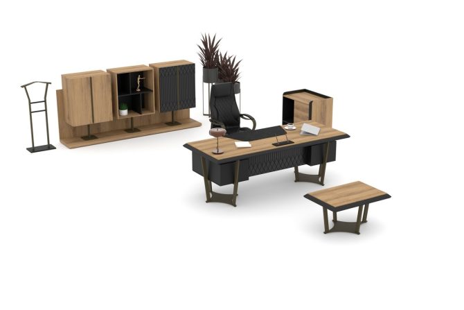 Alternative view of Tetra Model Yönetici Masaları Ofis Mobilyaları